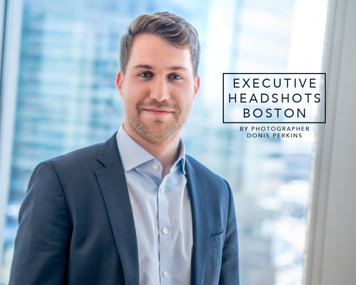 executive headshots Boston male city background